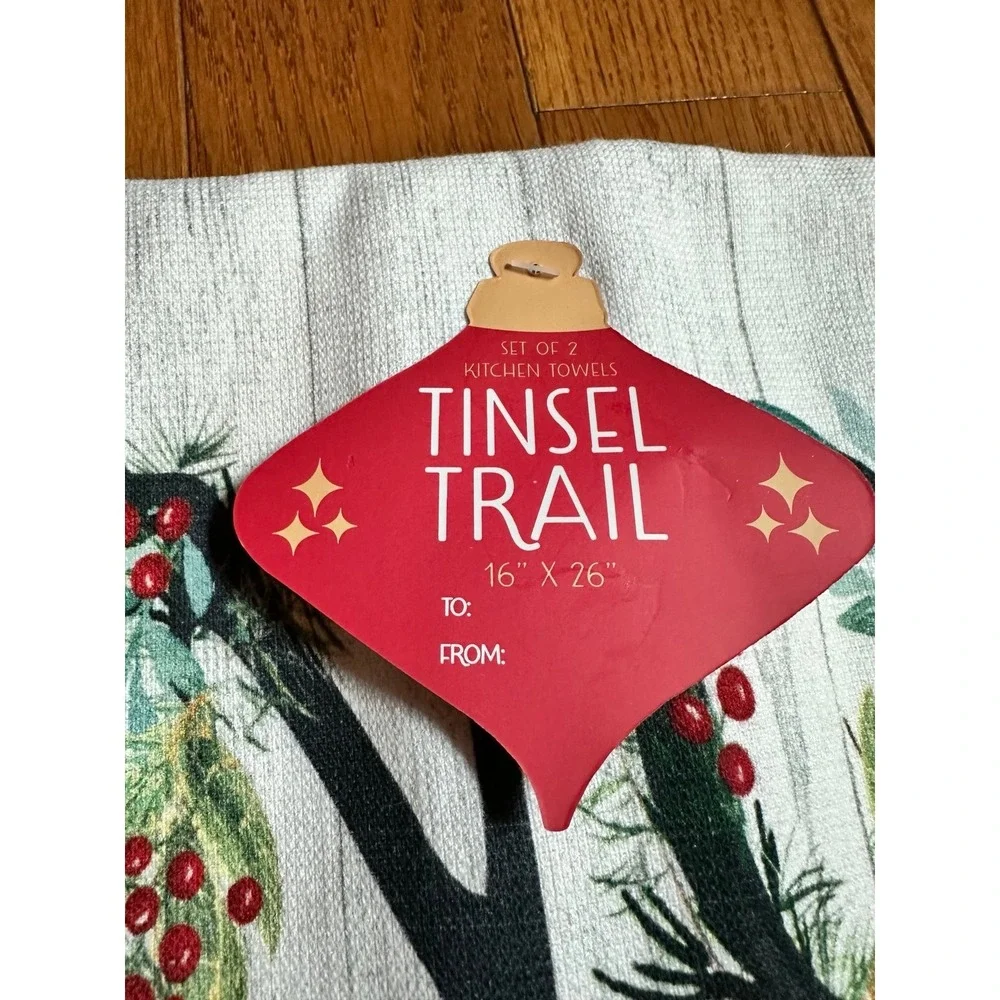 Two hand towels by Penny Lane Holiday Time Pick Kitchen NOEL Towel Set, 2 Cotton
